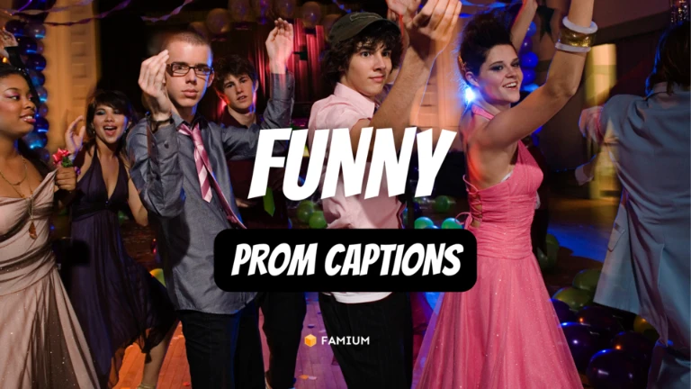 Funny Prom Captions for Instagram
